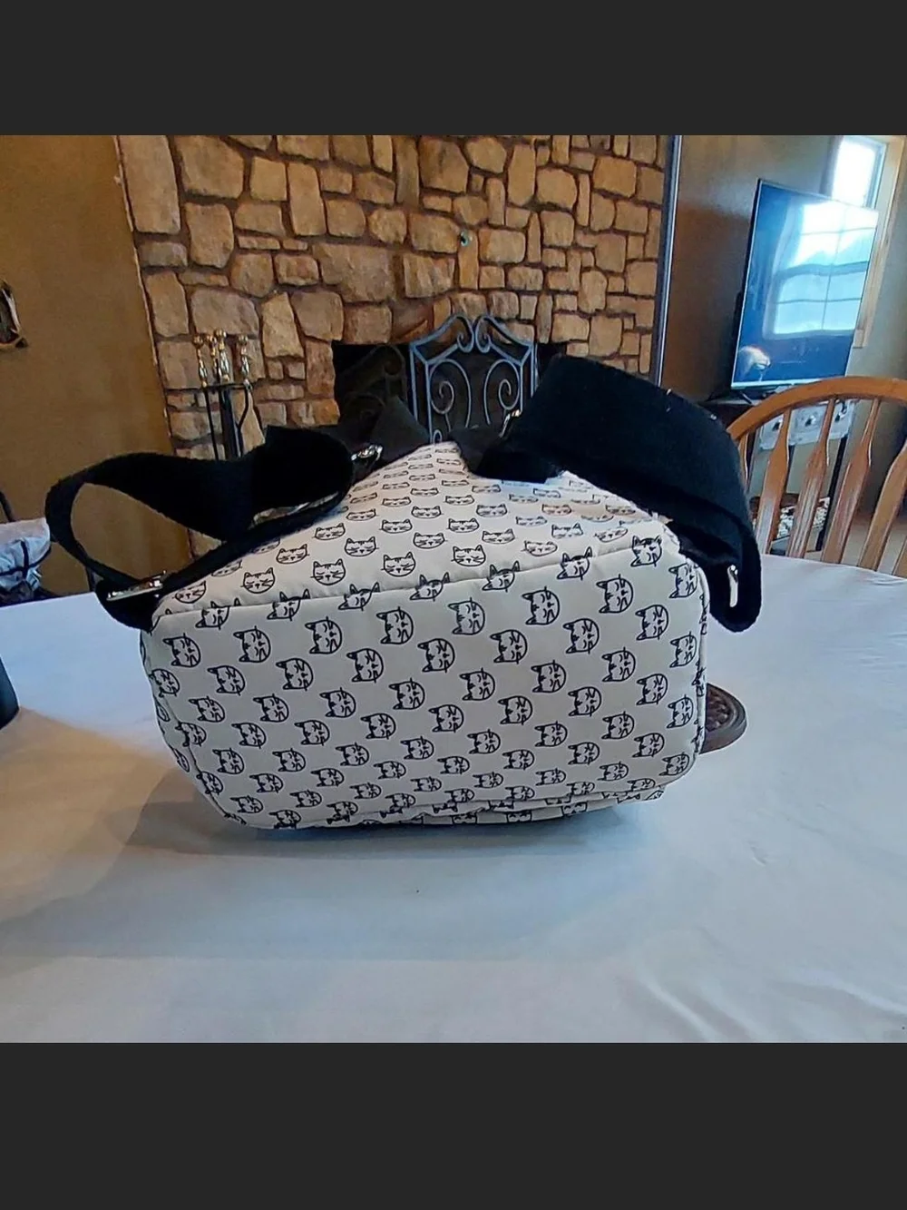 Madden Girl Kitty Cat Backpack Weekender Bag - LIKE NEW